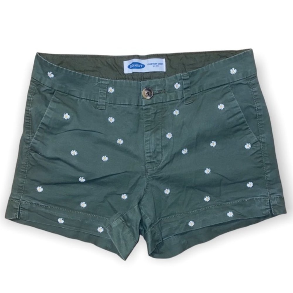 OLD NAVY daisy print shorts size 2